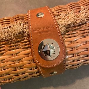 Kate Spade Rattan Clutch